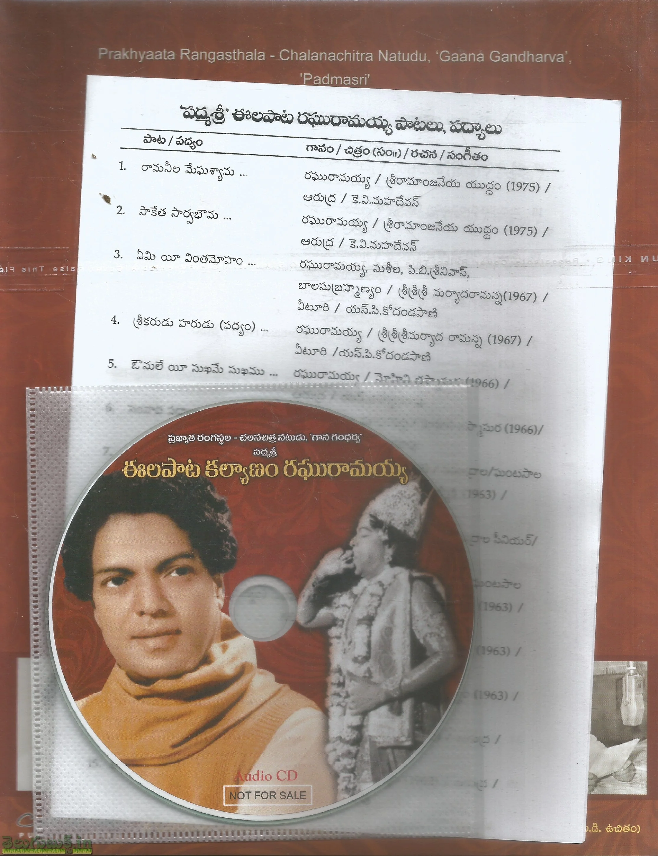 Eelapaata Kalyanam Raghuramaiah Nata Jeevitham - Image 2